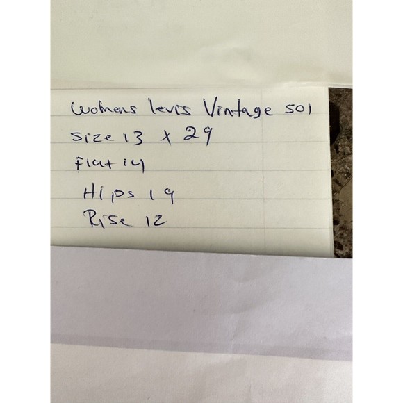 1980s USA Levi’s high‎ rise gray  Tapered Leg Jeans Fits 13x29 - Picture 7 of 8